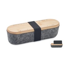 MILE Pencil case with bamboo lid