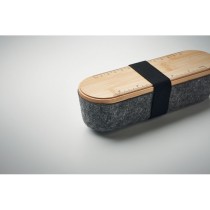 MILE Pencil case with bamboo lid