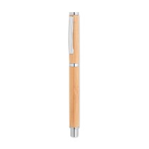 CAIRO Bamboo pen with stainless steel fittings