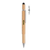 TOOLBAM Bamboo pen with ruler
