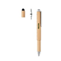 TOOLBAM Bamboo pen with ruler