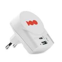 EURO USB CHARGER A/C adapteris