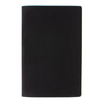Softcover PU notebook with coloured edge