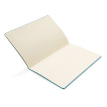 Softcover PU notebook with coloured edge