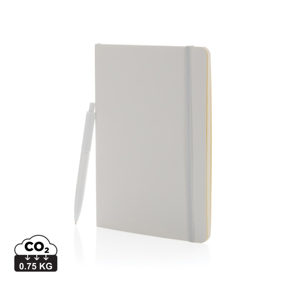 Antimicrobial A5 softcover notebook and pen set