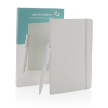Antimicrobial A5 softcover notebook and pen set
