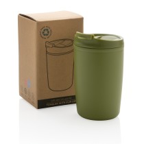 GRS Recycled PP tumbler with flip lid