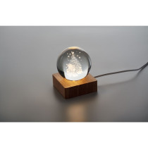 Kalėdinis LED rutulys "SANTA LIGHT"