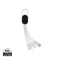 4-in-1 cable with carabiner...