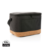 Impact AWAREâ„¢ XL RPET two tone cooler bag with cork detail