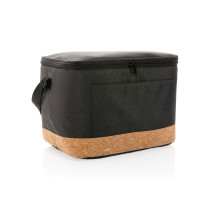 Impact AWAREâ„¢ XL RPET two tone cooler bag with cork detail