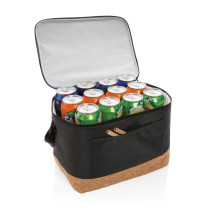 Impact AWAREâ„¢ XL RPET two tone cooler bag with cork detail