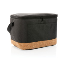 Impact AWAREâ„¢ XL RPET two tone cooler bag with cork detail