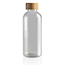 GRS RPET bottle with bamboo lid