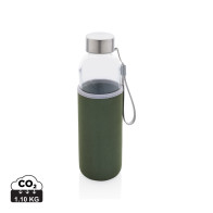Glass bottle with neoprene...