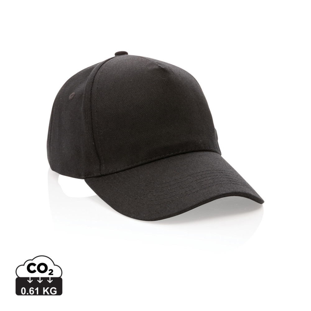 Impact 5panel 280gr Recycled cotton cap with AWAREâ„¢ tracer