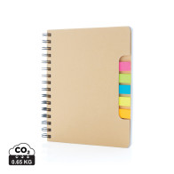 A5 Kraft spiral notebook...