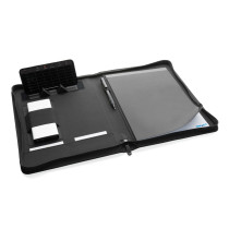 Impact Awareâ„¢ deluxe 300D tech portfolio with zipper