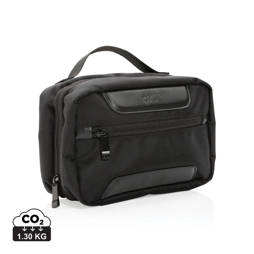 Swiss Peak AWAREâ„¢ RPET Voyager toiletry bag