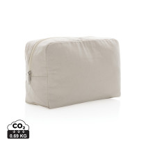 Impact Awareâ„¢ 285 gsm rcanvas toiletry bag undyed
