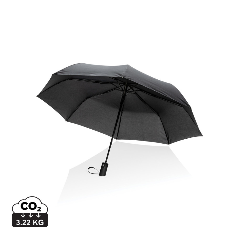 21" Impact AWAREâ„¢ RPET 190T mini auto open umbrella