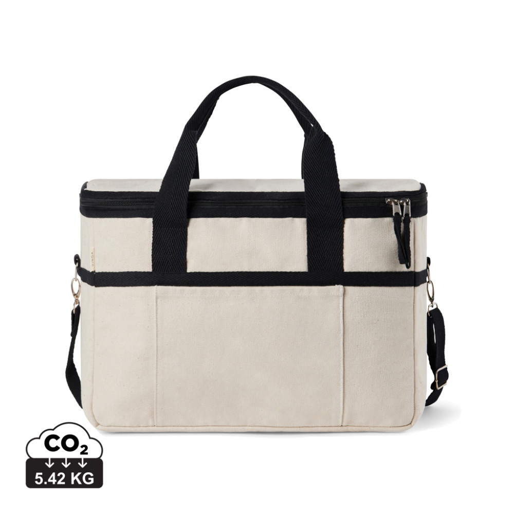 VINGA Volonne AWAREâ„¢ recycled canvas cooler basket